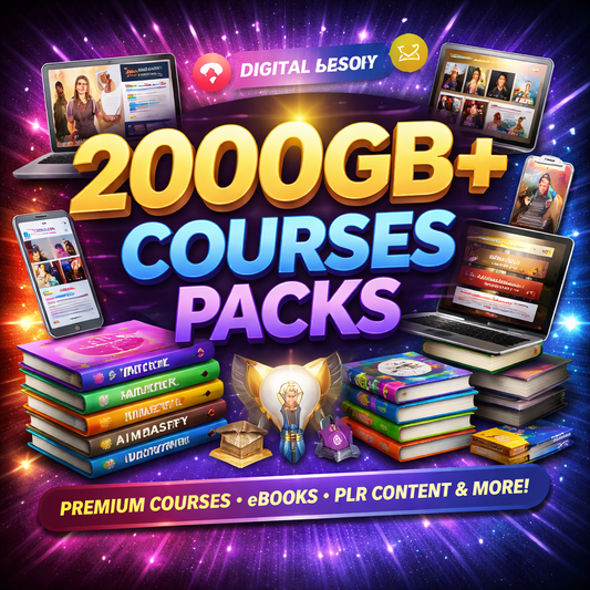 2000GB+ Courses Packs