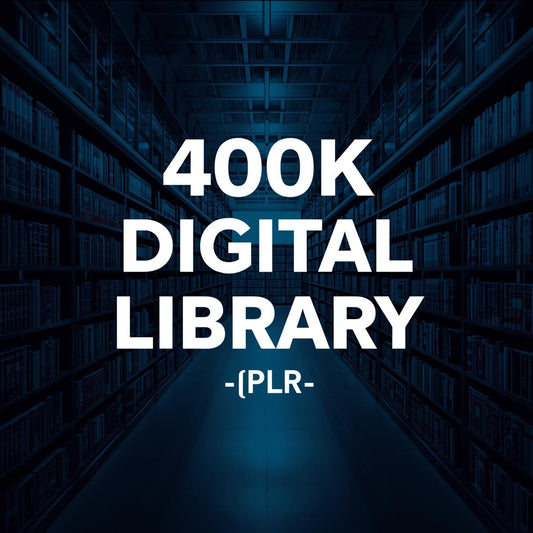 400K Digital Library – PLR Bundle