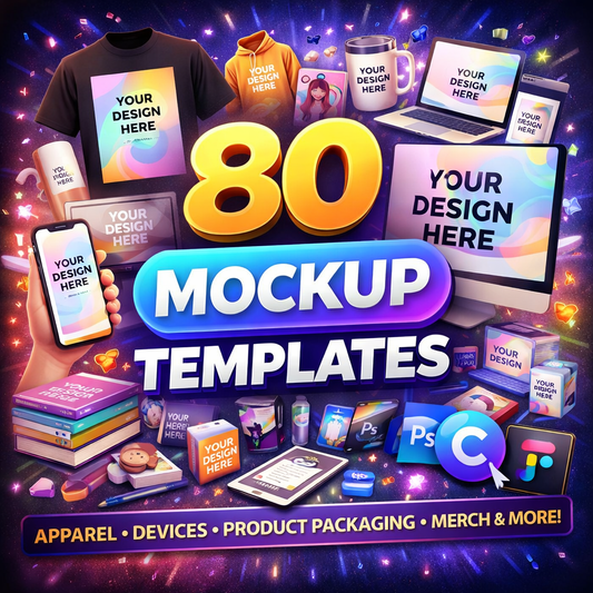 80 Mockup Templates