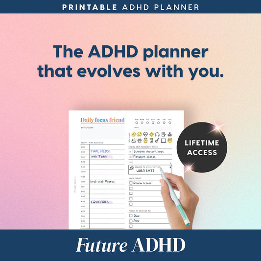 2026 ADHD Printable Planner