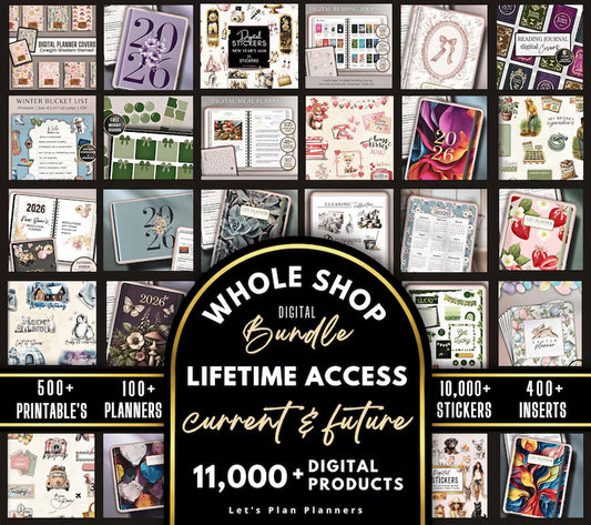 SHOP BUNDLE 2026 Digital Planner